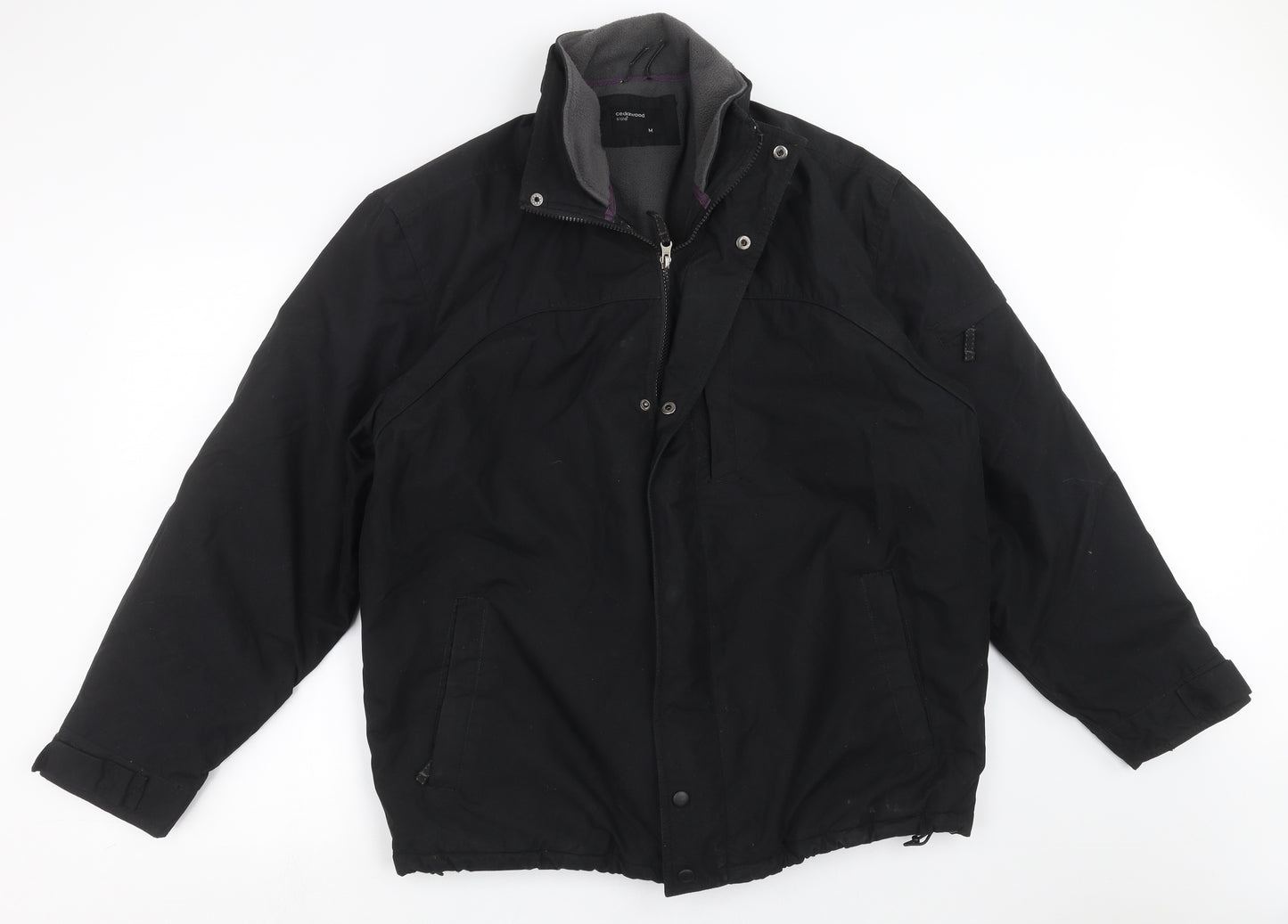Cedar Wood State Mens Black   Jacket Coat Size M