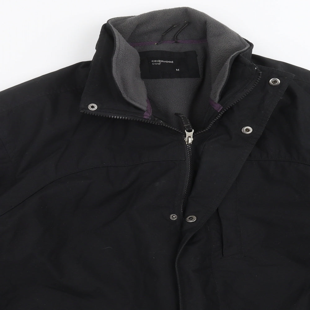 Cedar Wood State Mens Black   Jacket Coat Size M