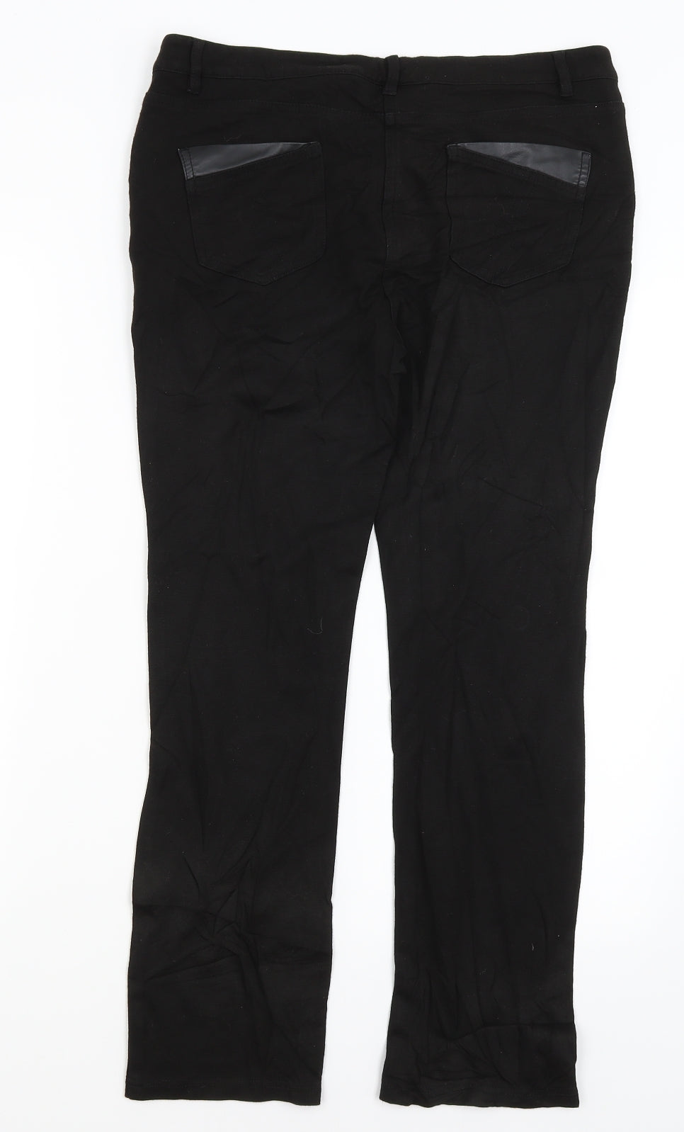 Wallis Womens Black   Trousers  Size 12 L26 in