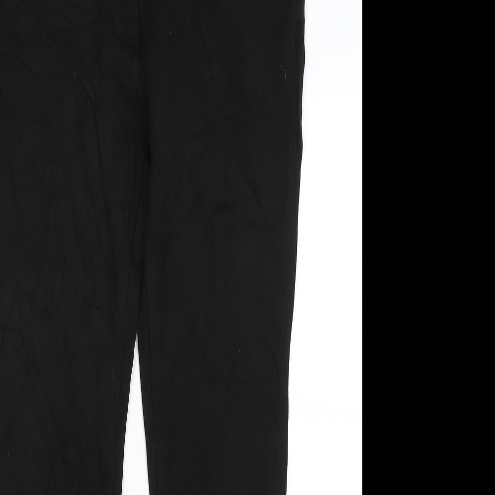 Wallis Womens Black   Trousers  Size 12 L26 in