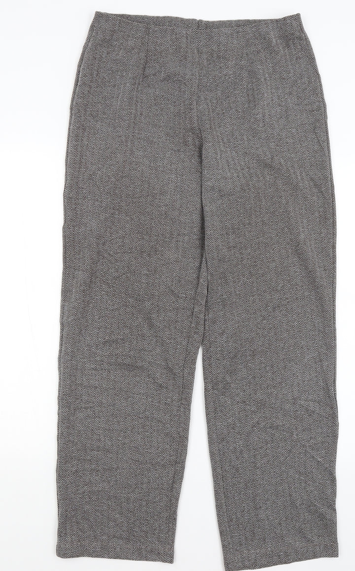Susan Graver Womens Grey Trousers Size M L29 in