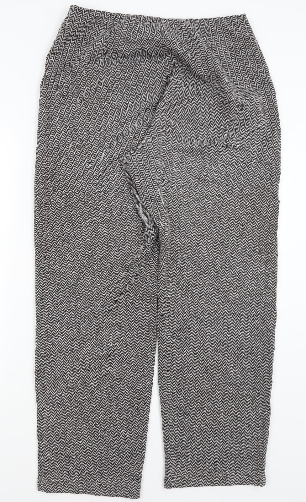 Susan Graver Womens Grey   Trousers  Size M L29 in