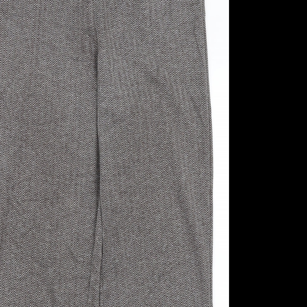 Susan Graver Womens Grey   Trousers  Size M L29 in