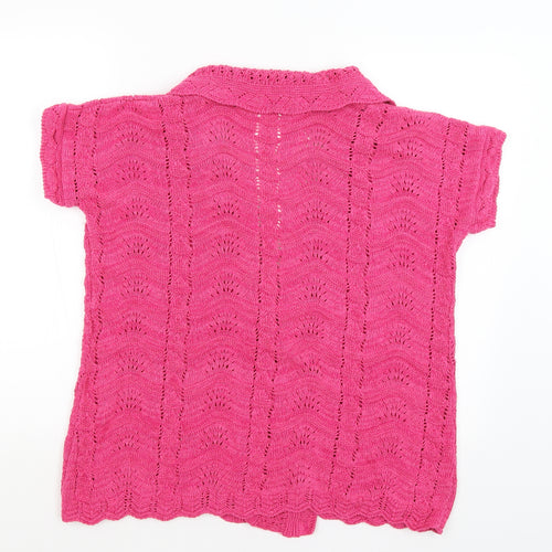 Soon  Womens Pink   Cardigan Jumper Size 16