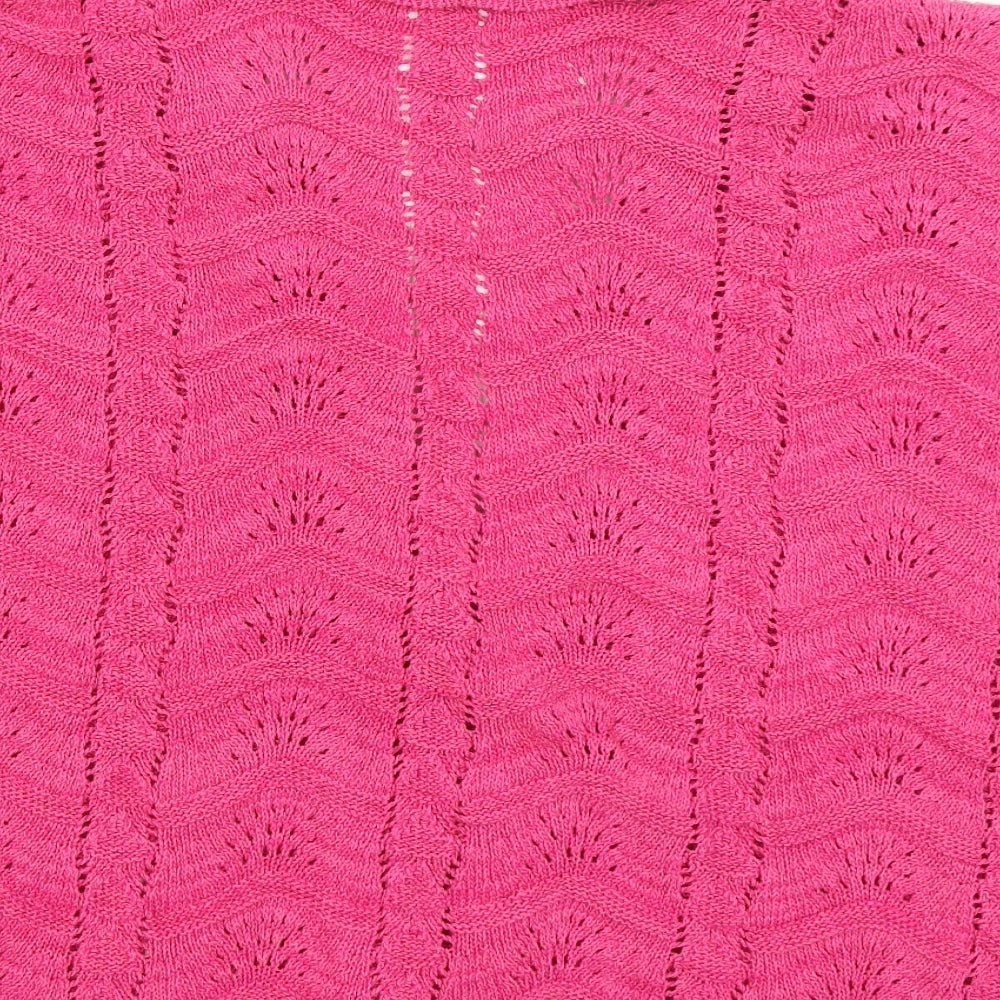 Soon  Womens Pink   Cardigan Jumper Size 16