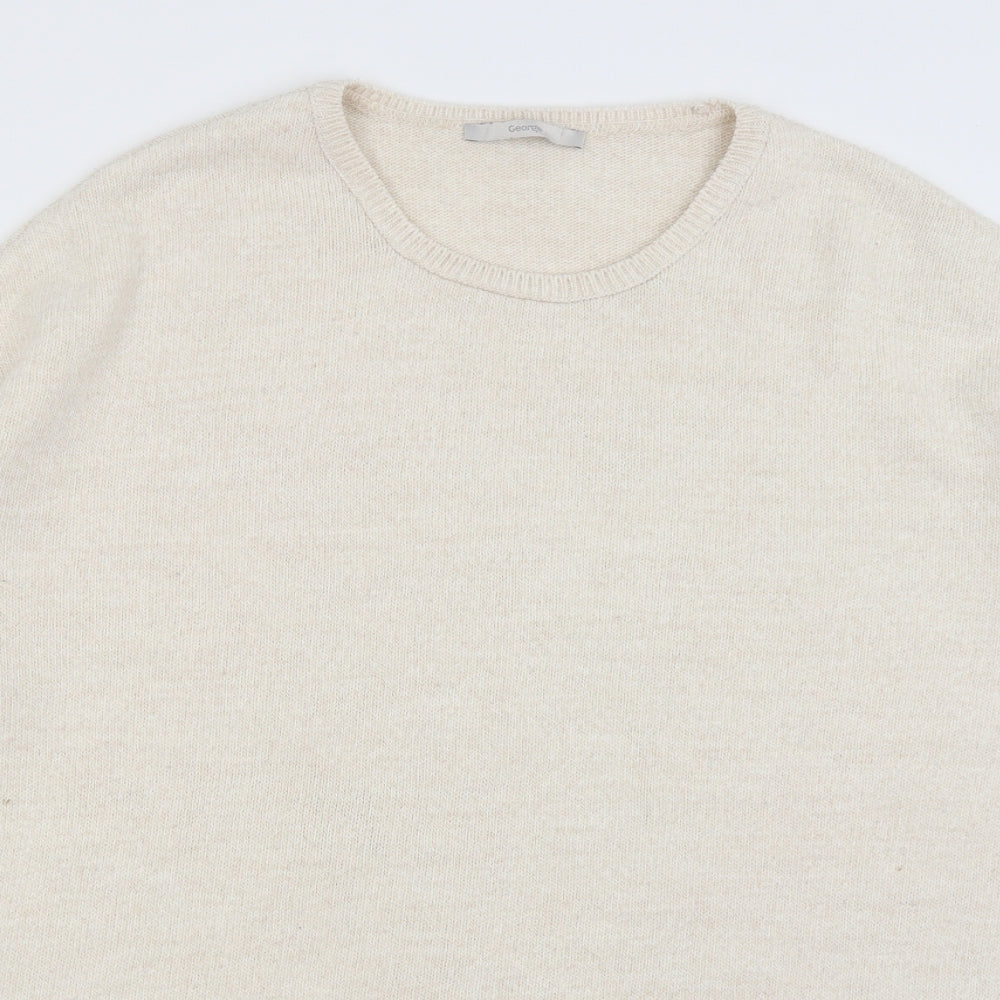 George Womens Ivory   Pullover Jumper Size L
