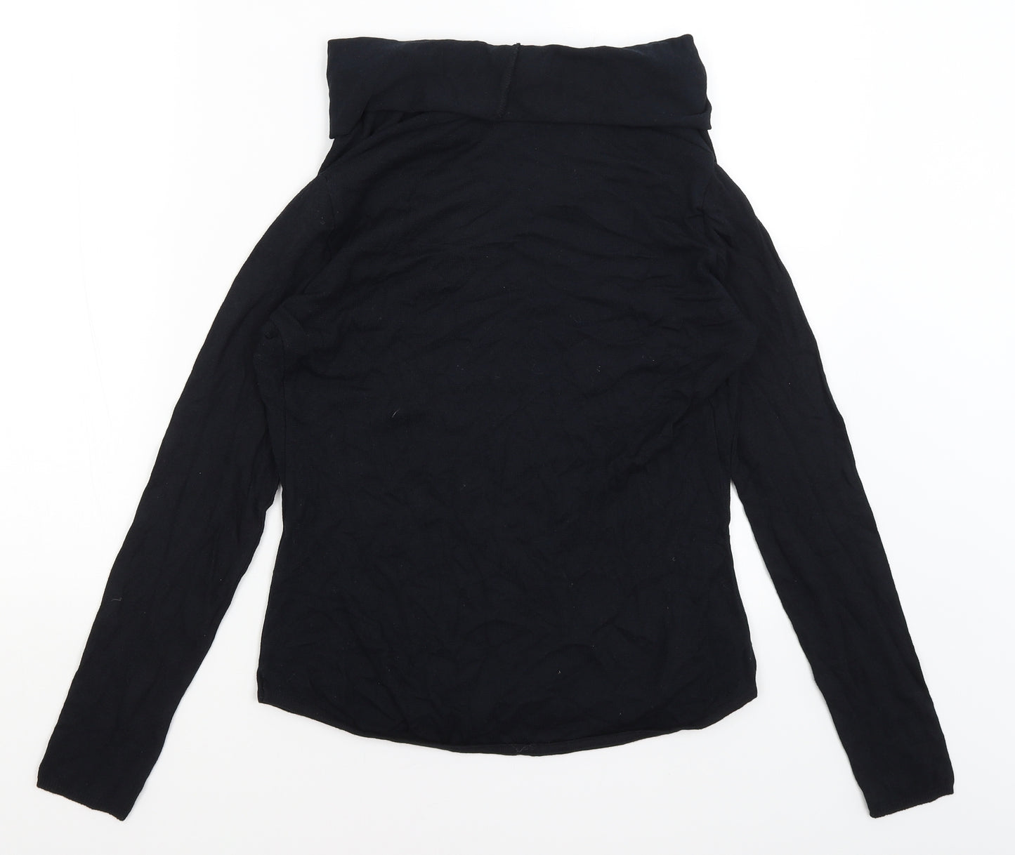 Villa Das Malhas Womens Black   Basic T-Shirt Size M