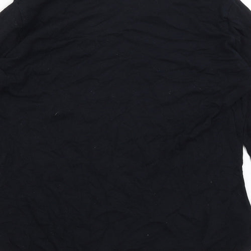 Villa Das Malhas Womens Black   Basic T-Shirt Size M