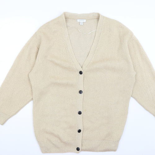 Topshop Womens Beige   Cardigan Jumper Size XS