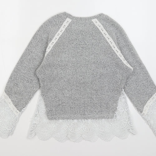 Darccy London Womens Grey   Pullover Jumper Size XS