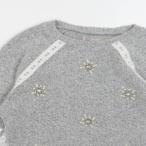 Darccy London Womens Grey   Pullover Jumper Size XS