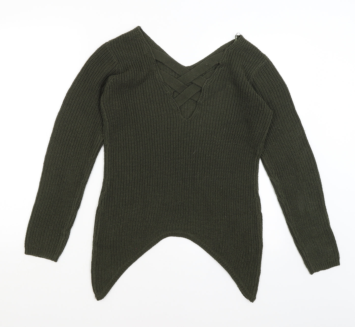 Select Womens Green   Pullover Jumper Size 10