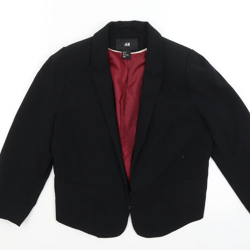 H&M Womens Black   Jacket Blazer Size 10