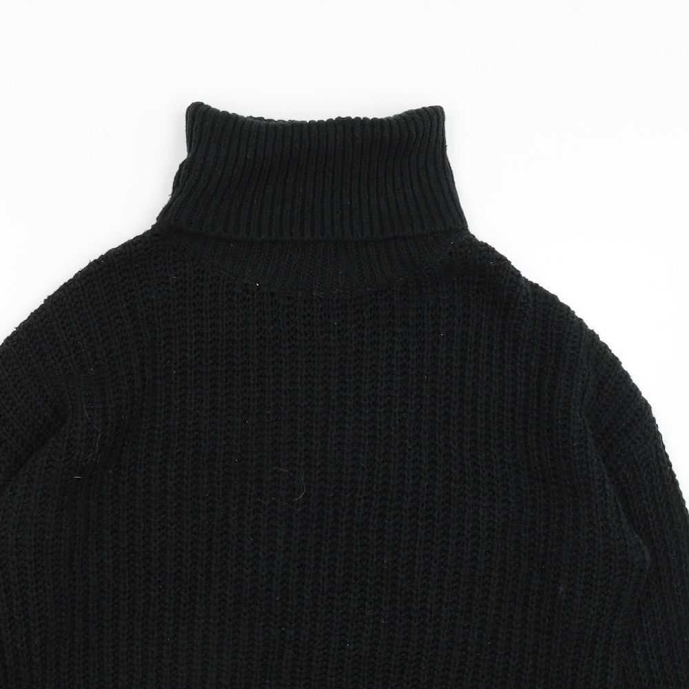 157 Mens Black   Pullover Jumper Size M