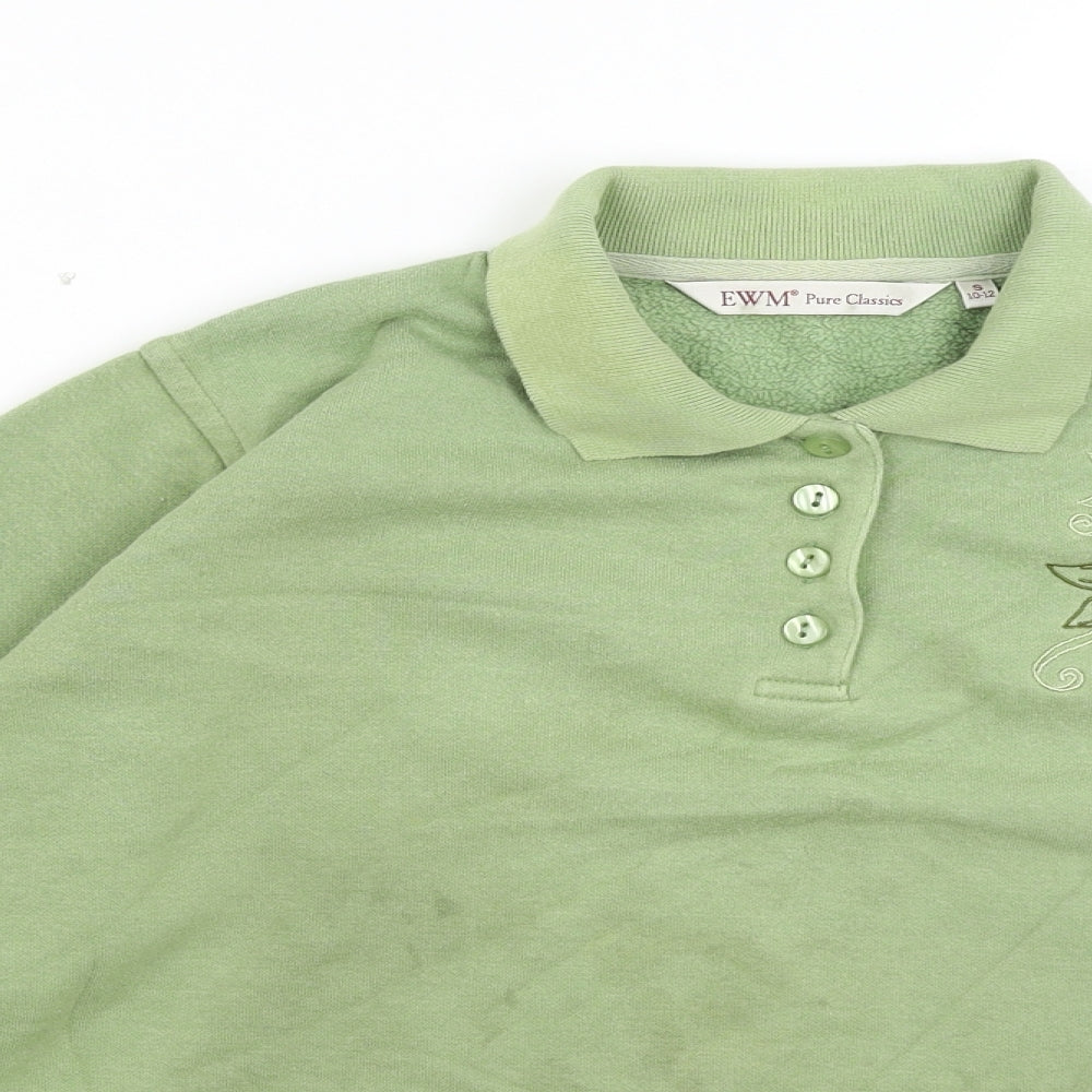 EWM Womens Green   Pullover Jumper Size S