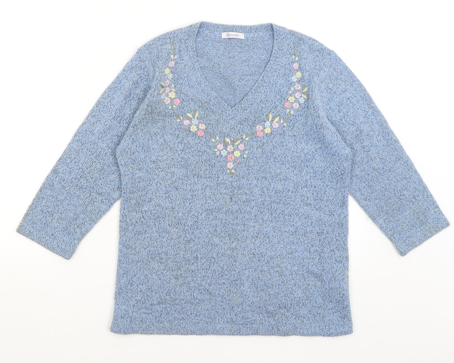 Damart Womens Blue   Pullover Jumper Size 10