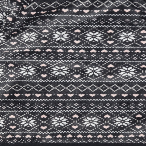 New Look Womens Black Geometric  Pullover Jumper Size 12