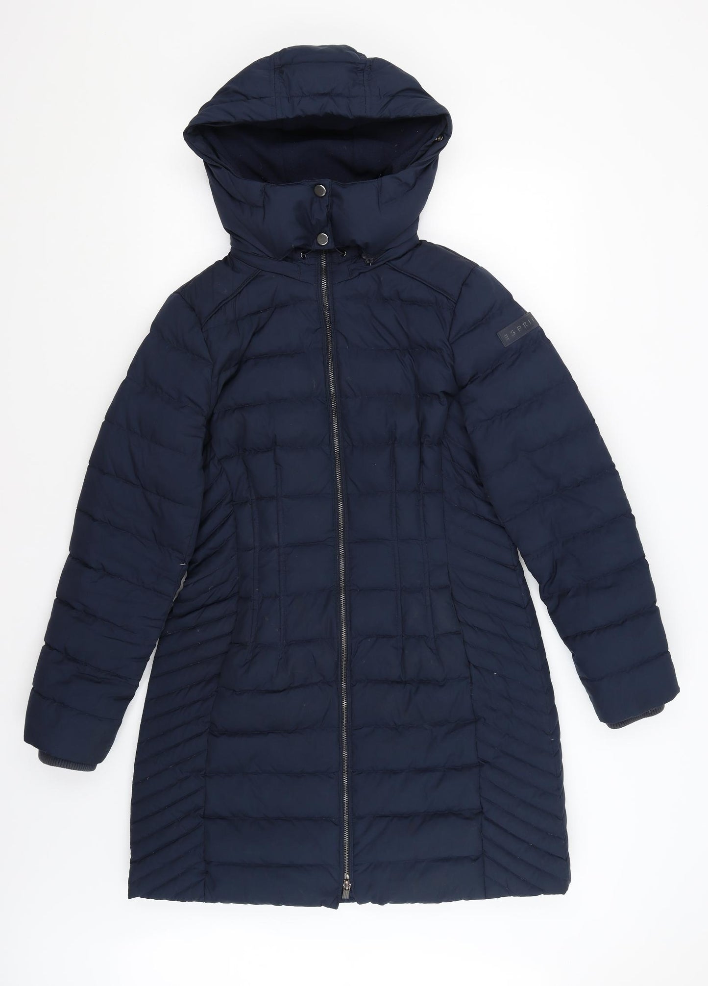 Espirit Womens Blue   Parka Coat Size M