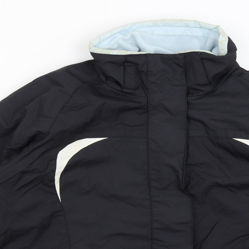 Dare 2 Be Womens Black   Rain Coat Coat Size 12