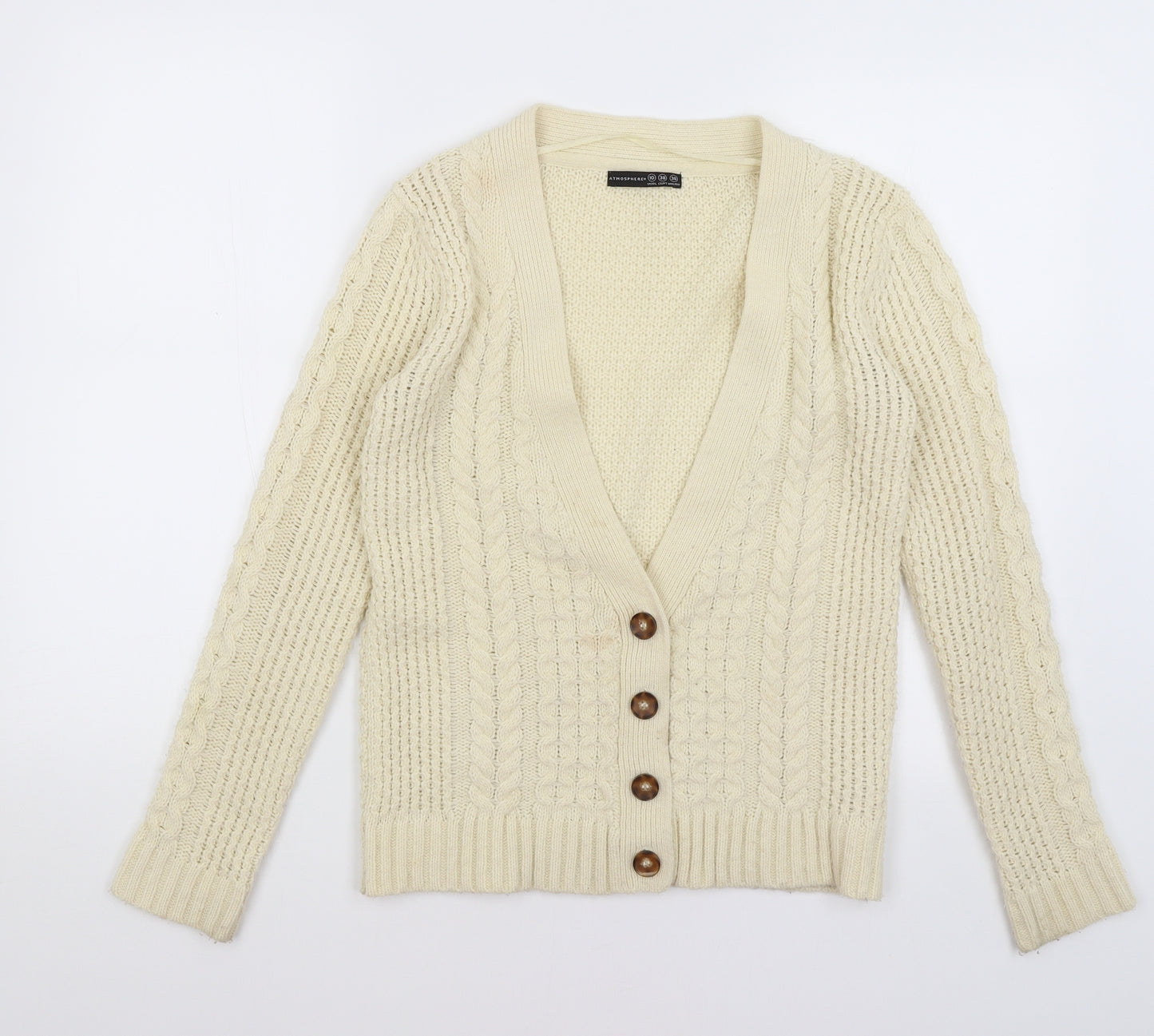 Atmosphere Womens Ivory   Cardigan Jumper Size 10
