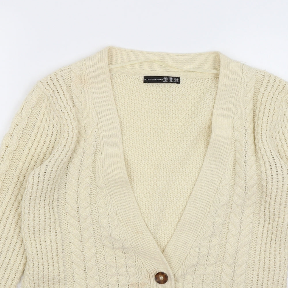 Atmosphere Womens Ivory   Cardigan Jumper Size 10