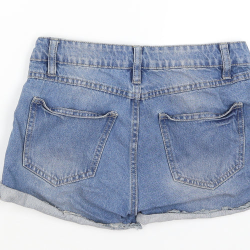 Tutti Frutti Womens Blue   Hot Pants Shorts Size 8
