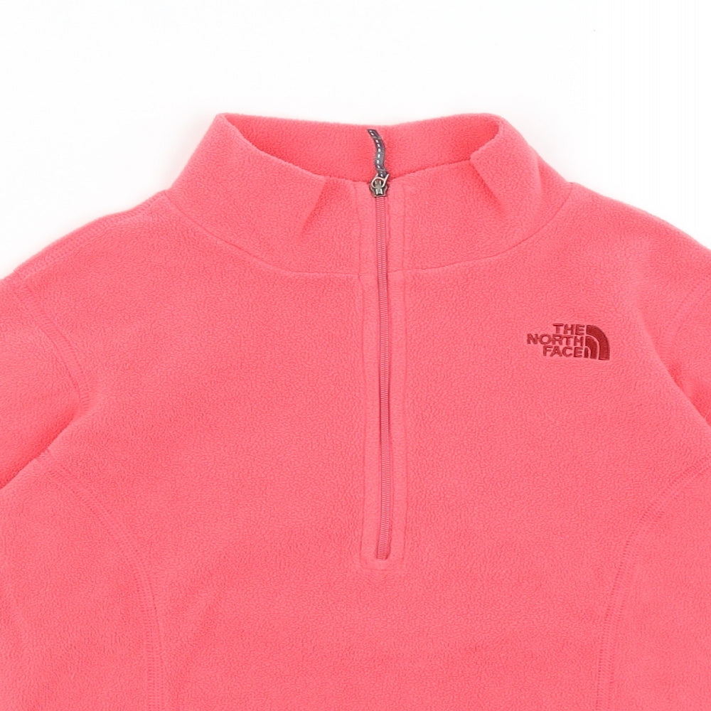 North Face Girls Pink   Pullover Jumper Size M
