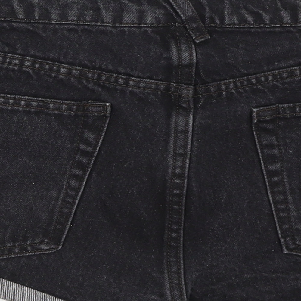 Pull & Bear Womens Black   Hot Pants Shorts Size 12