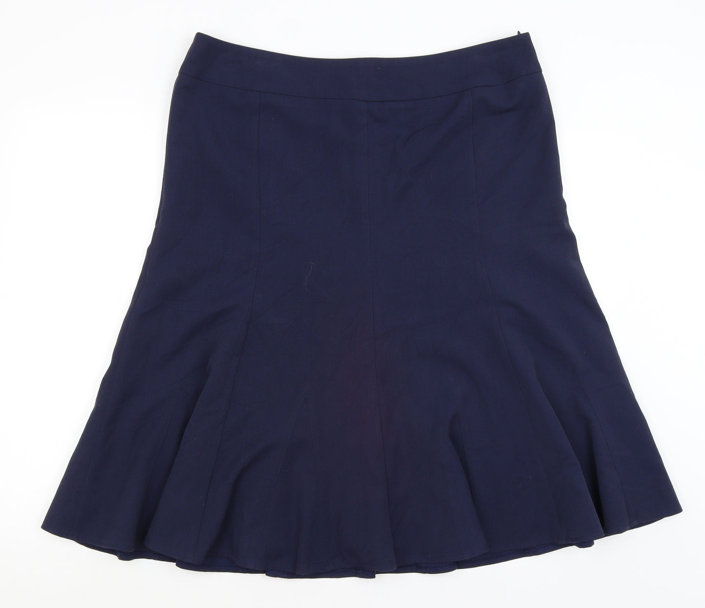 EAST Womens Blue   Flare Skirt Size 16