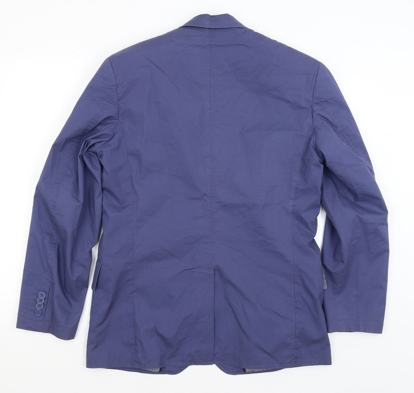 Oakman Mens Blue   Jacket Blazer Size M