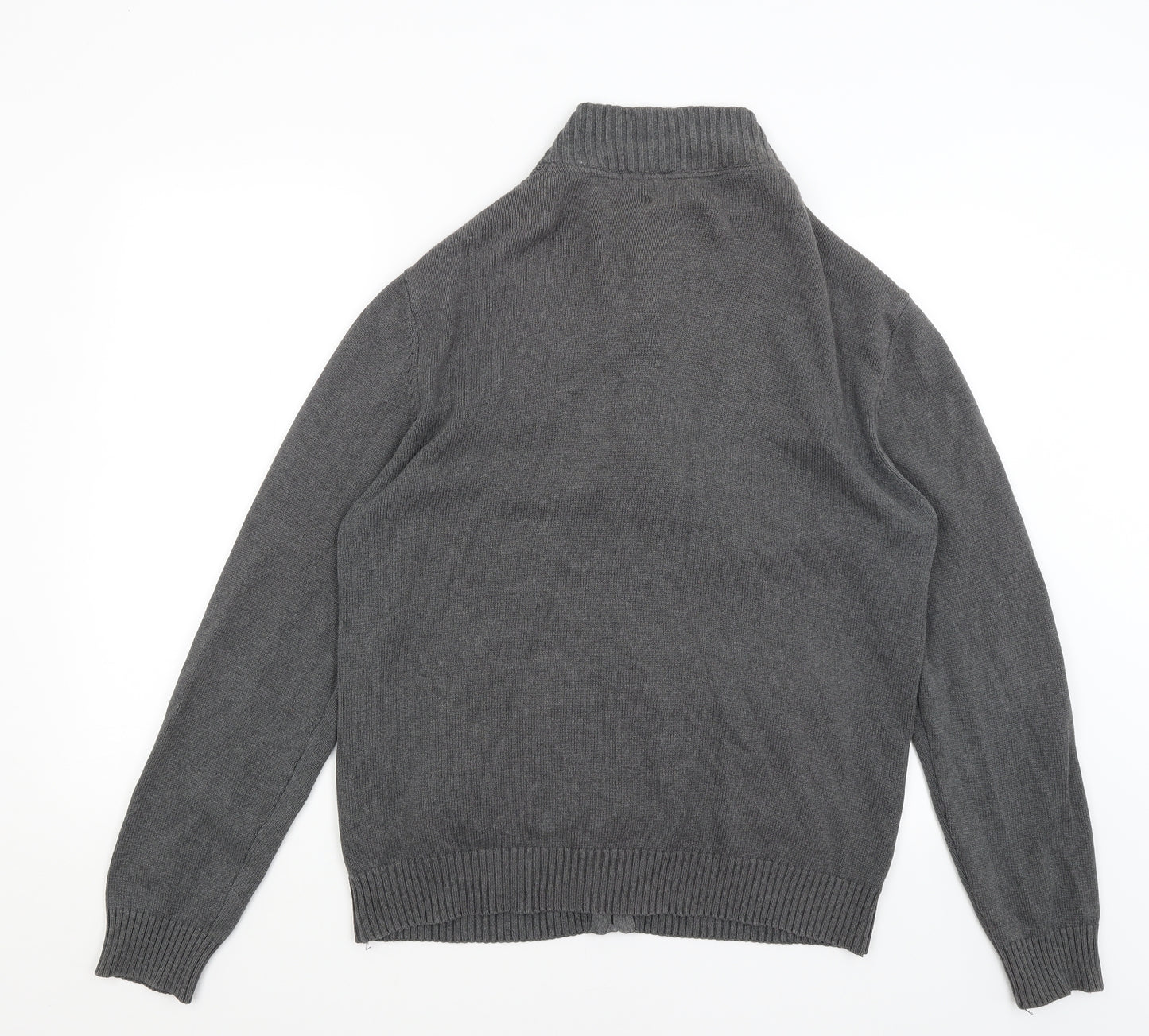 Cedar Wood State Mens Grey   Full Zip Jumper Size XL