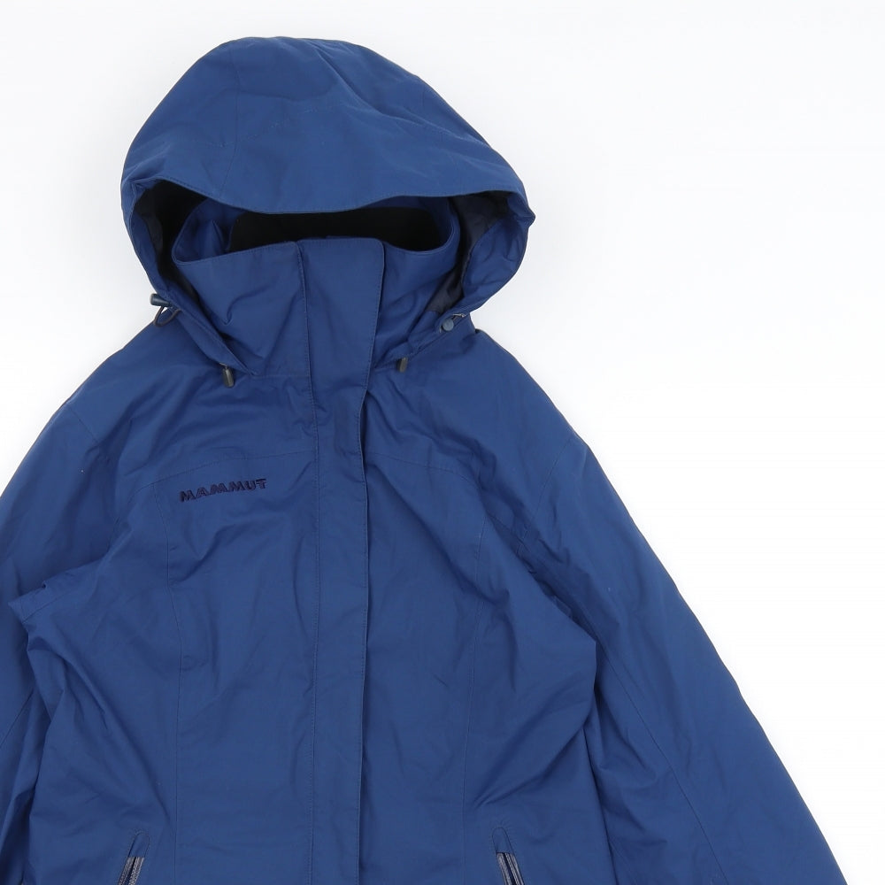 Mammut Womens Blue   Rain Coat Coat Size XS