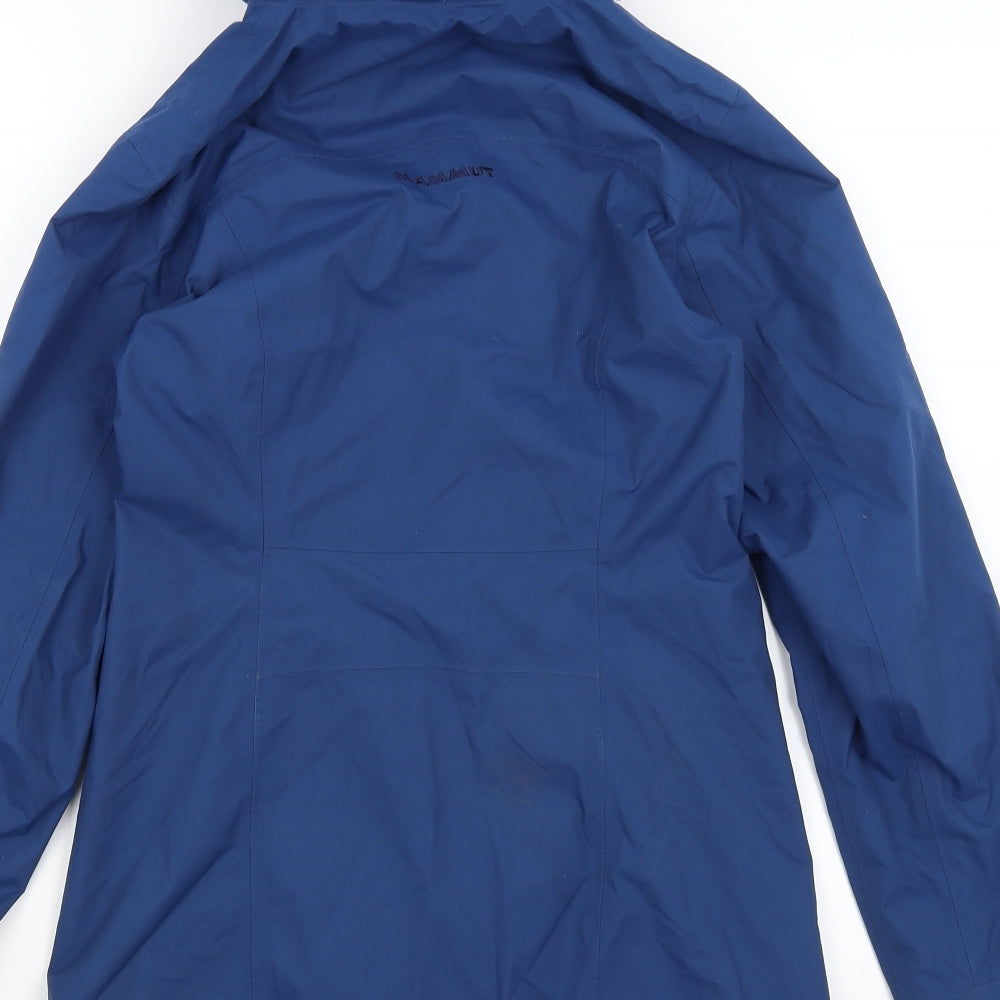Mammut Womens Blue   Rain Coat Coat Size XS