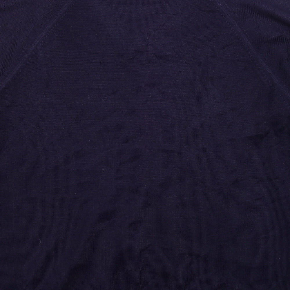 Asdale Mens Blue  Knit Pullover Jumper Size XL