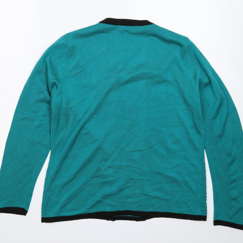BM Womens Green  Knit Pullover Jumper Size M