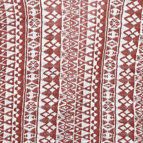 Divided Womens Brown Geometric Knit Cardigan Jumper Size M