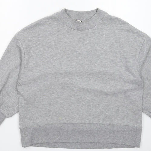 ASOS Womens Grey   Pullover Sweatshirt Size 10  - Oversized