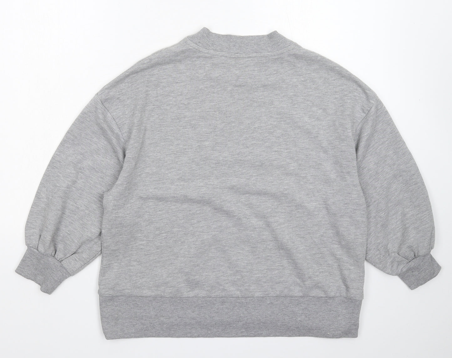 ASOS Womens Grey   Pullover Sweatshirt Size 10  - Oversized