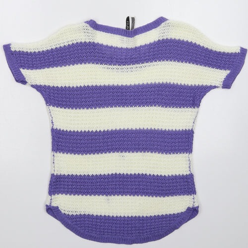 Intuition Womens Multicoloured  Knit Pullover Jumper Size 10