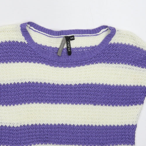 Intuition Womens Multicoloured  Knit Pullover Jumper Size 10