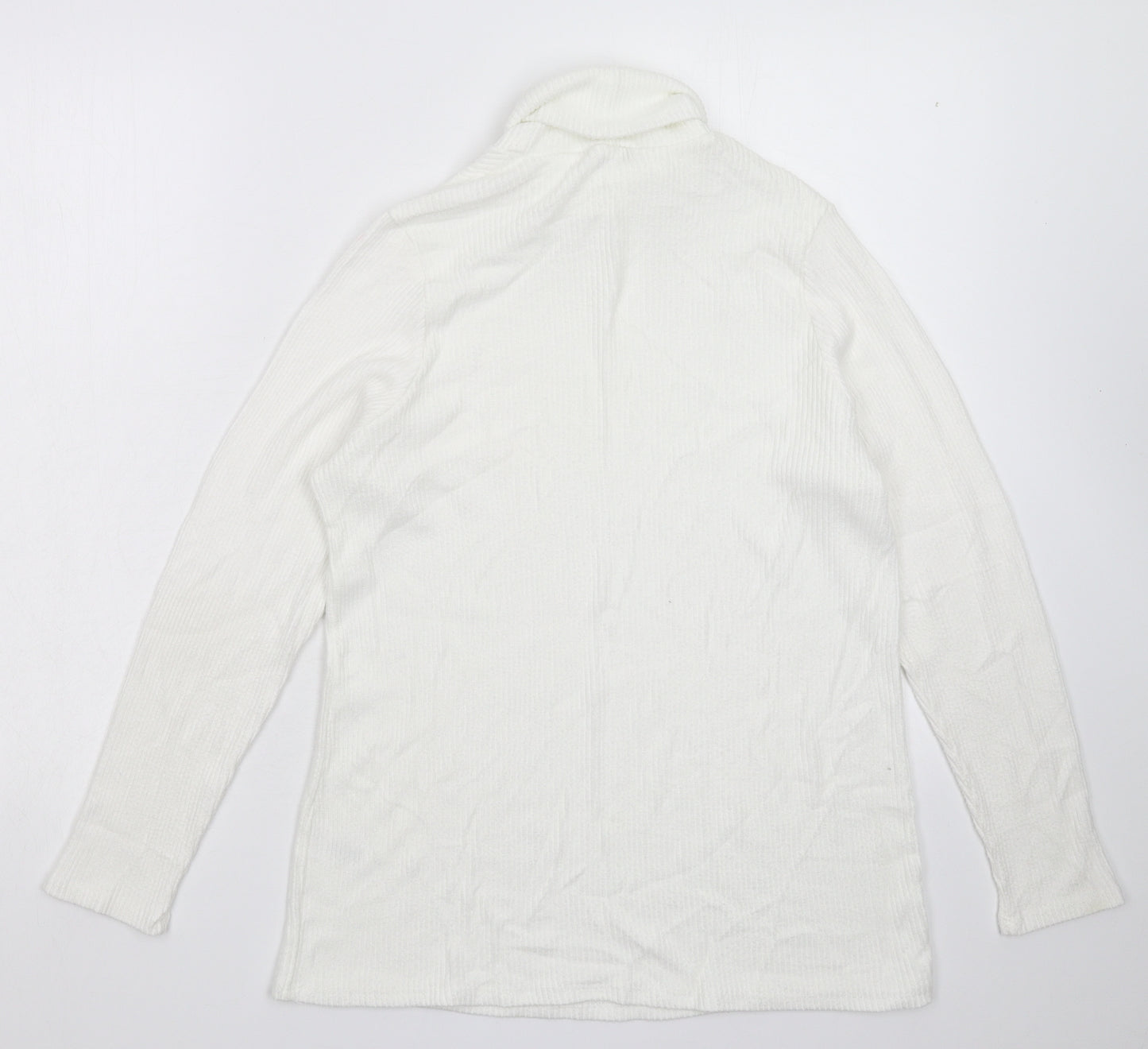 George Womens White  Knit Pullover Jumper Size 18