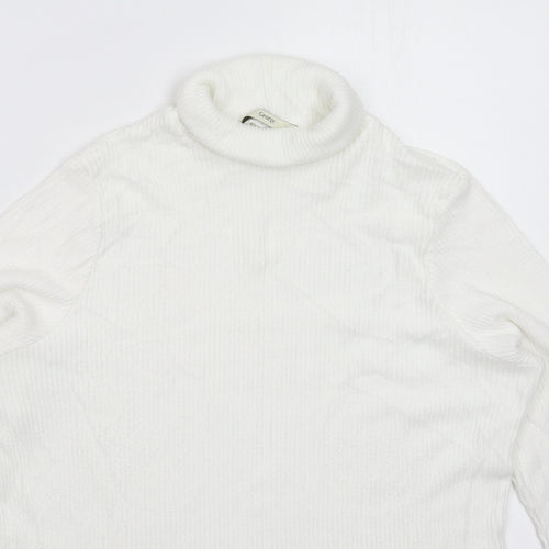 George Womens White  Knit Pullover Jumper Size 18