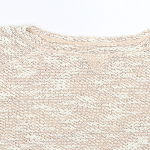 New Look Womens Beige  Knit Pullover Jumper Size 8