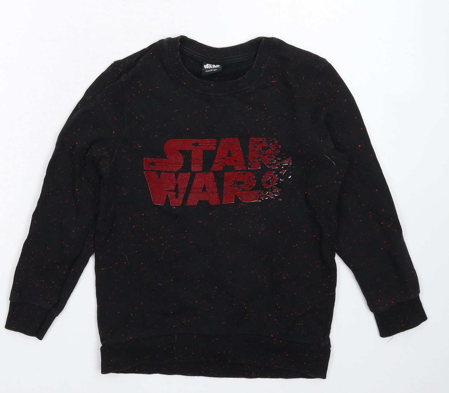 George Boys Black   Pullover Sweatshirt Size 7-8 Years  - Star Wars
