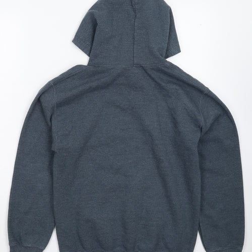 Gildan Mens Grey   Pullover Hoodie Size S