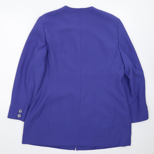 Eastex Womens Blue   Jacket Suit Jacket Size 16