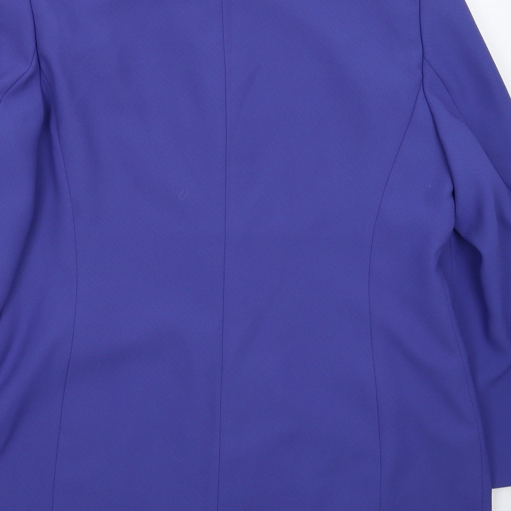 Eastex Womens Blue   Jacket Suit Jacket Size 16