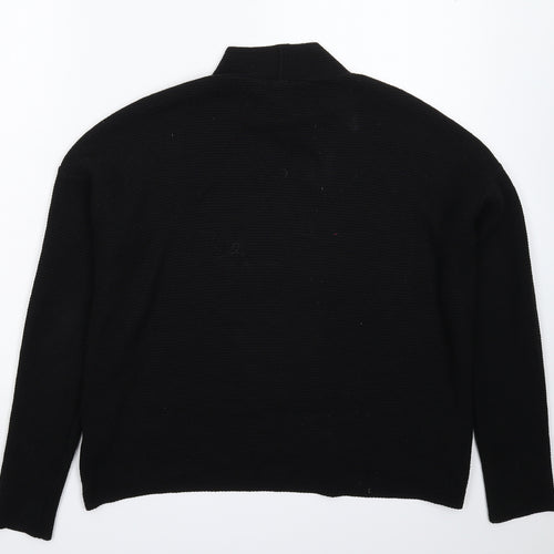 New Look Womens Black  Knit Pullover Jumper Size 12