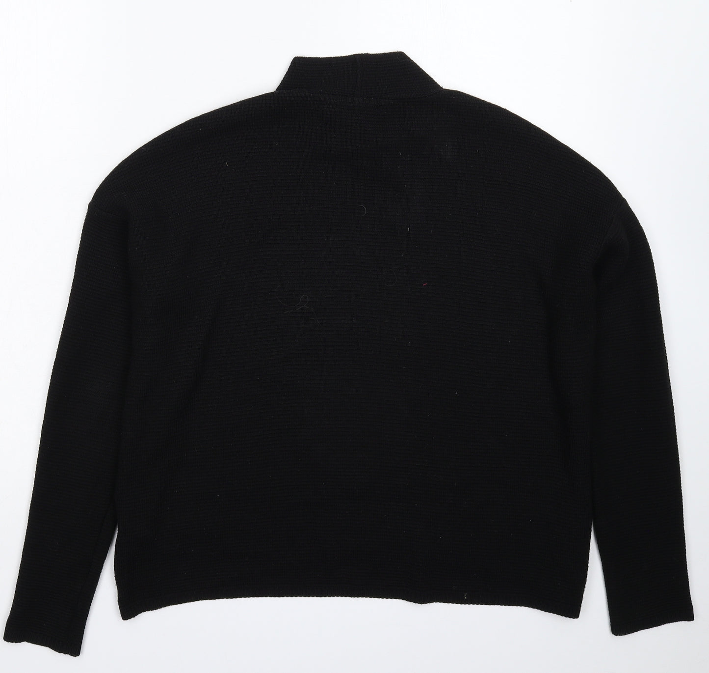New Look Womens Black  Knit Pullover Jumper Size 12
