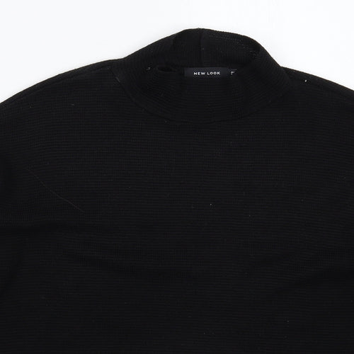 New Look Womens Black  Knit Pullover Jumper Size 12